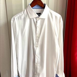 Bugatchi white long sleeved button up